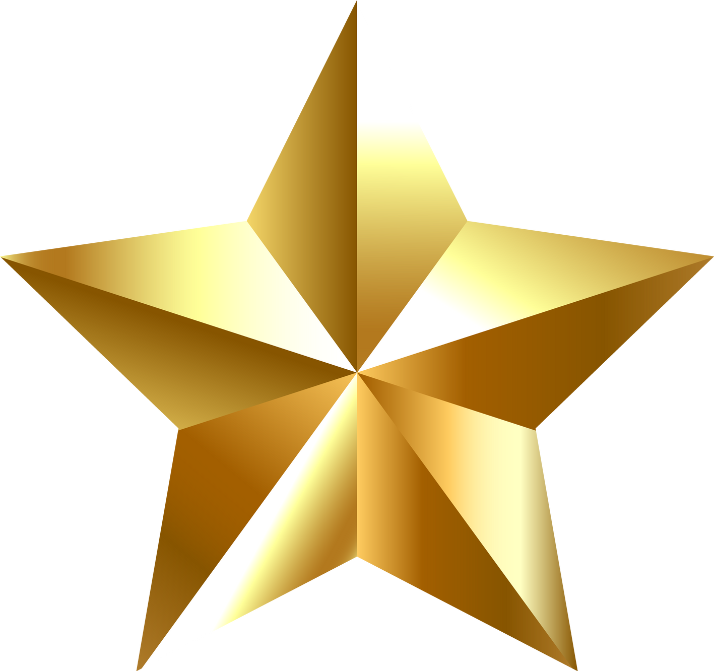 Gold Star Illustration